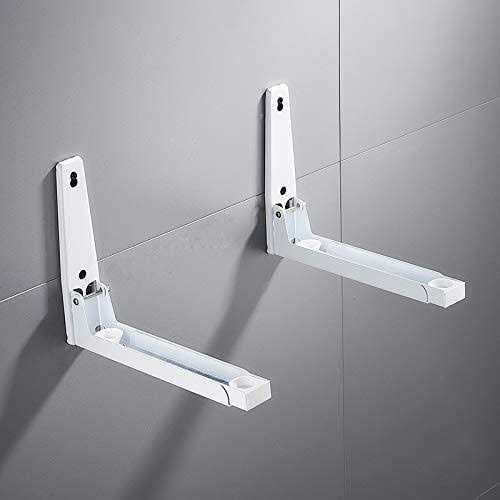 Hovico Foldable Stretch Shelf Rack Wall Mount Kitchen Microwave Oven Stand Bracket - Cheap Fitting