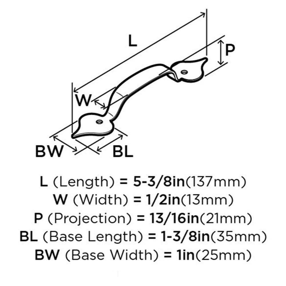 Amerock Allison Colonial Cabinet Pull BP3401CB	Amerock Allison Colonial Cabinet Pull BP3401CB - Cheap Fitting