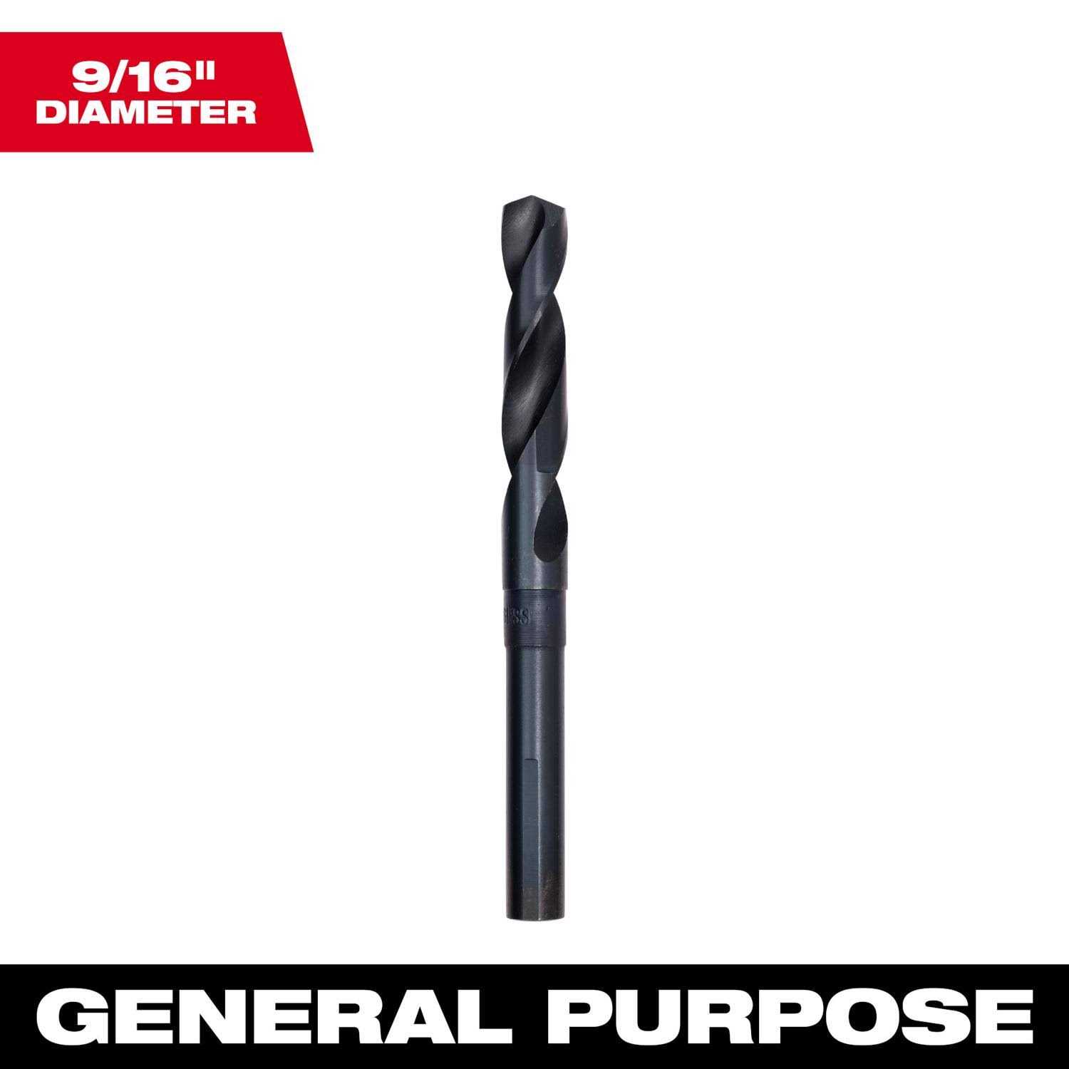 Milwaukee S&D Black Oxide Drill Bit-9/16 48-89-2740 - Cheap Fitting