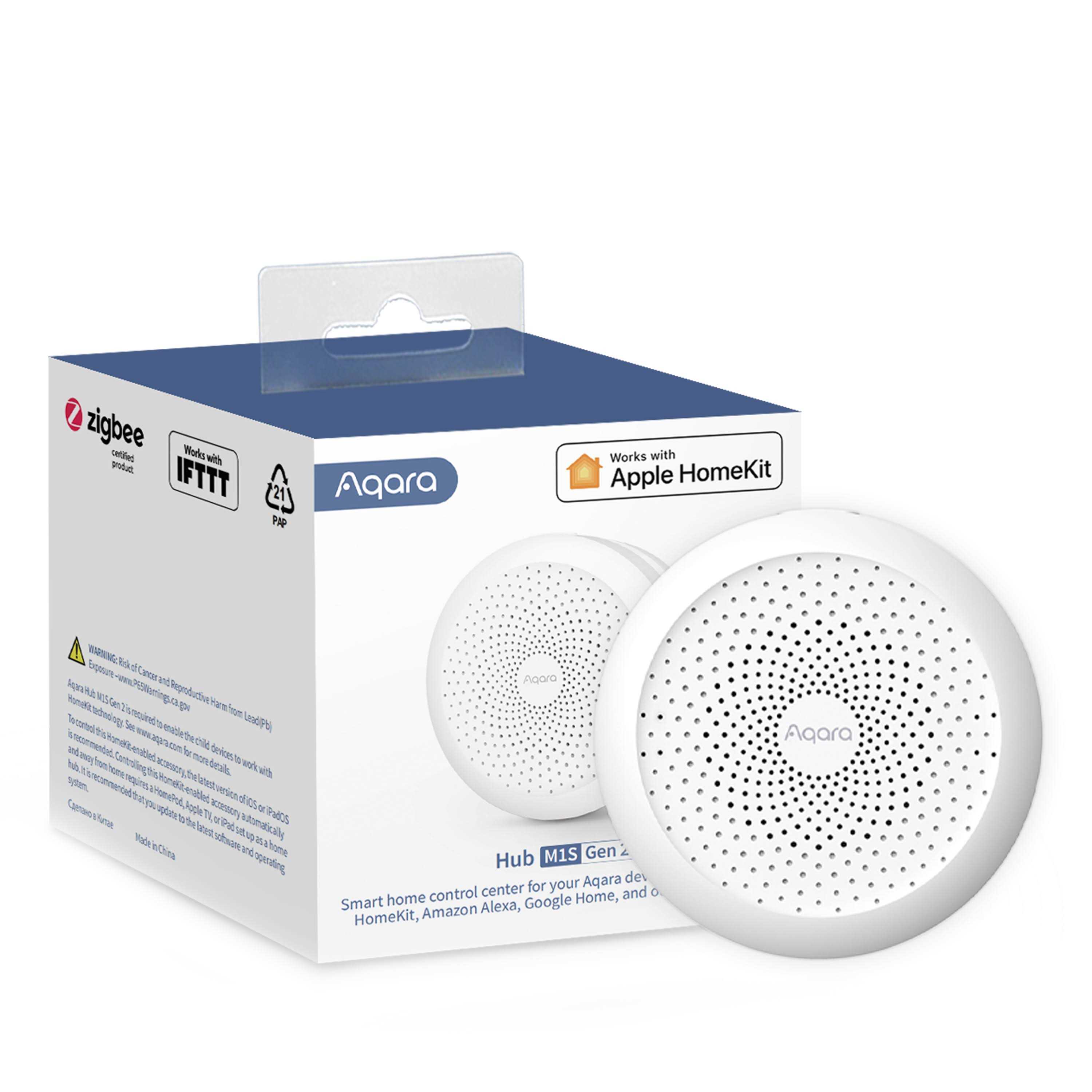 Aqara Hub M1S Gen 2, Wireless Smart Home Bridge for Alarm System, Home Automation, Remote Monitor and Control - Cheap Fitting