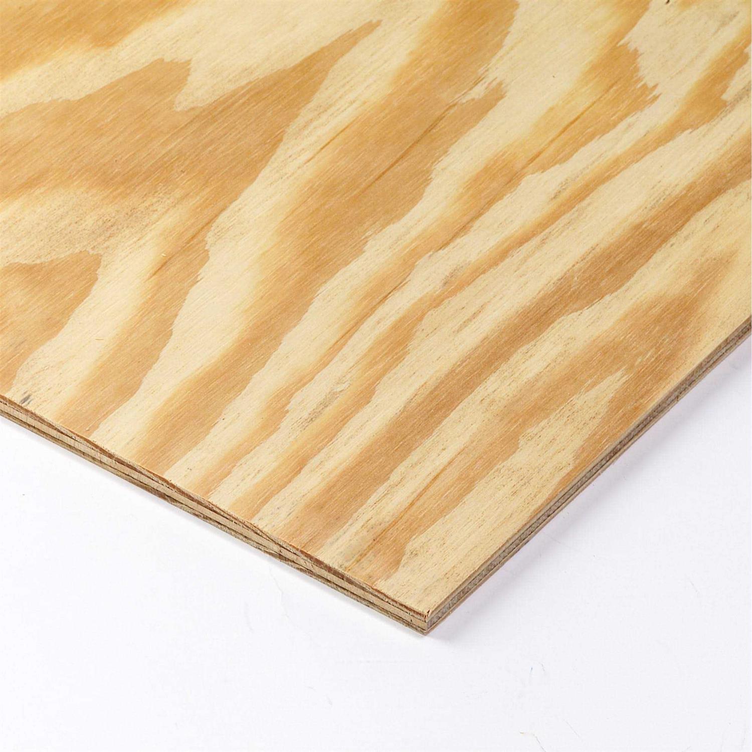 Plytanium 4-ft x 8-ft Pine Sanded Plywood - Cheap Fitting