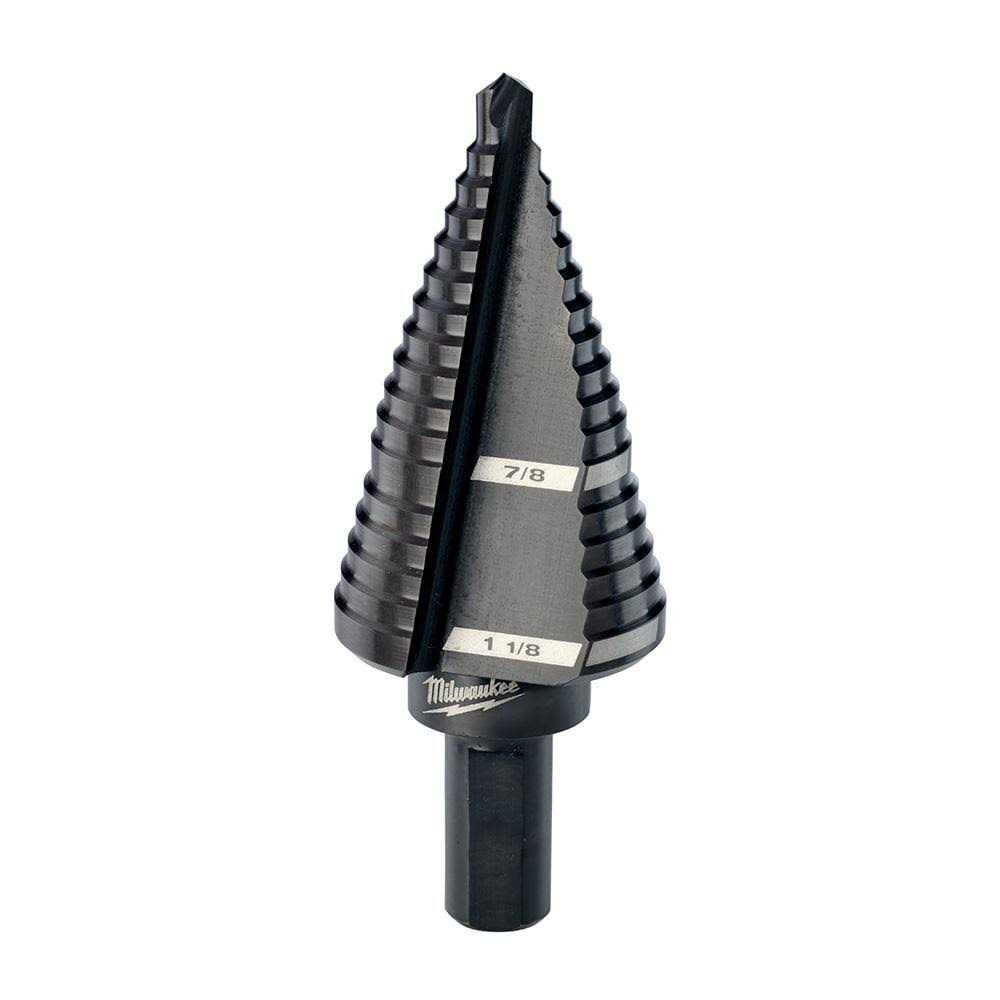 Milwaukee Black Oxide Step Drill Bit Set with Titanium Drill Bit Set - Cheap Fitting