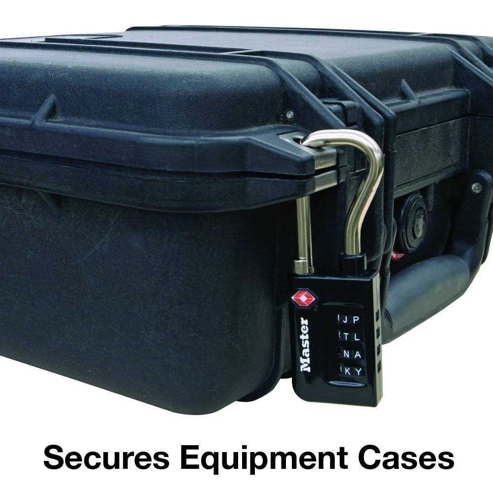 Master Lock Padlock Set Your Own Combination TSA Accepted Luggage Lock 4696T - Cheap Fitting