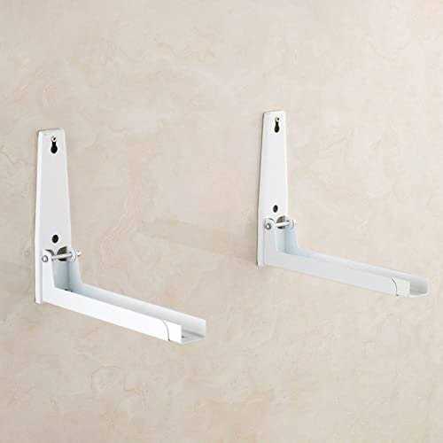 Hovico Foldable Stretch Shelf Rack Wall Mount Kitchen Microwave Oven Stand Bracket - Cheap Fitting