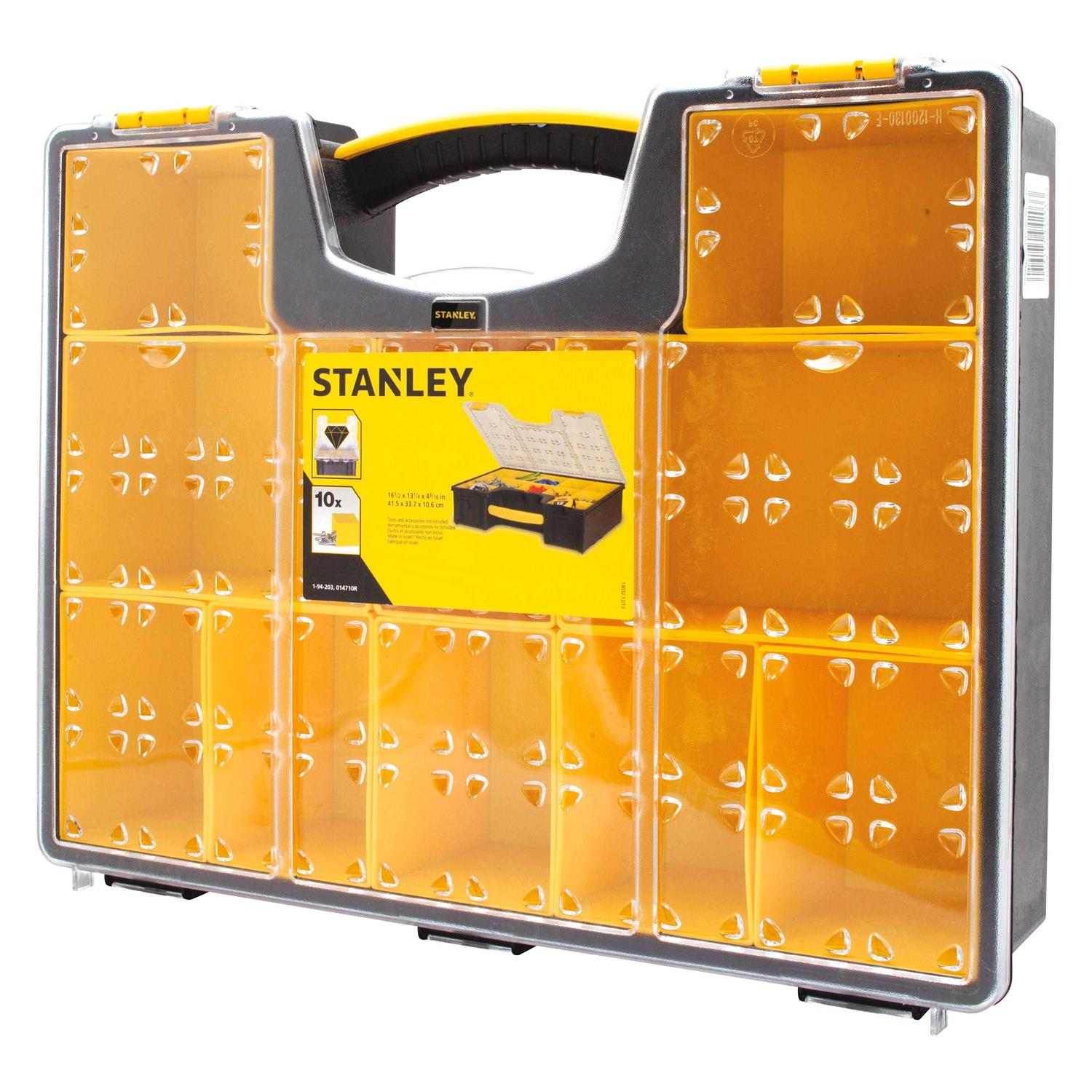 Stanley 014710R Deep Professional 10-Compartment Organizer - Cheap Fitting