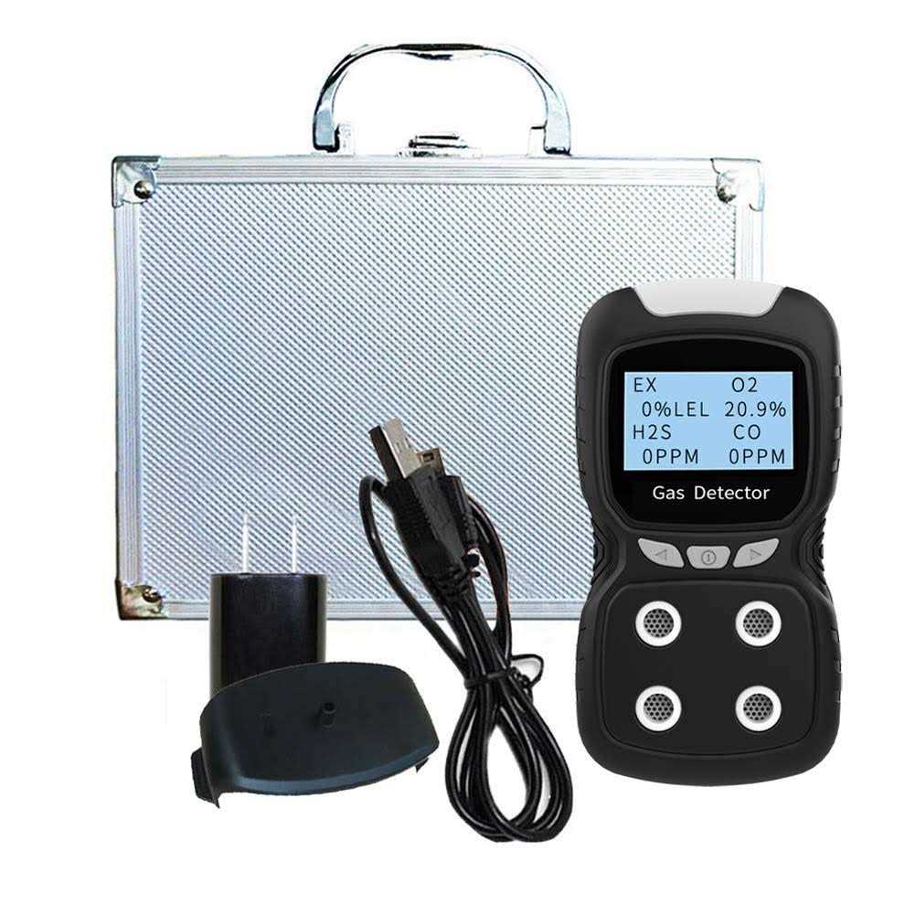 XLA Alert Portable Gas Detector Gas Clip 4 Gas Monitor Meter Tester Analyzer - Cheap Fitting