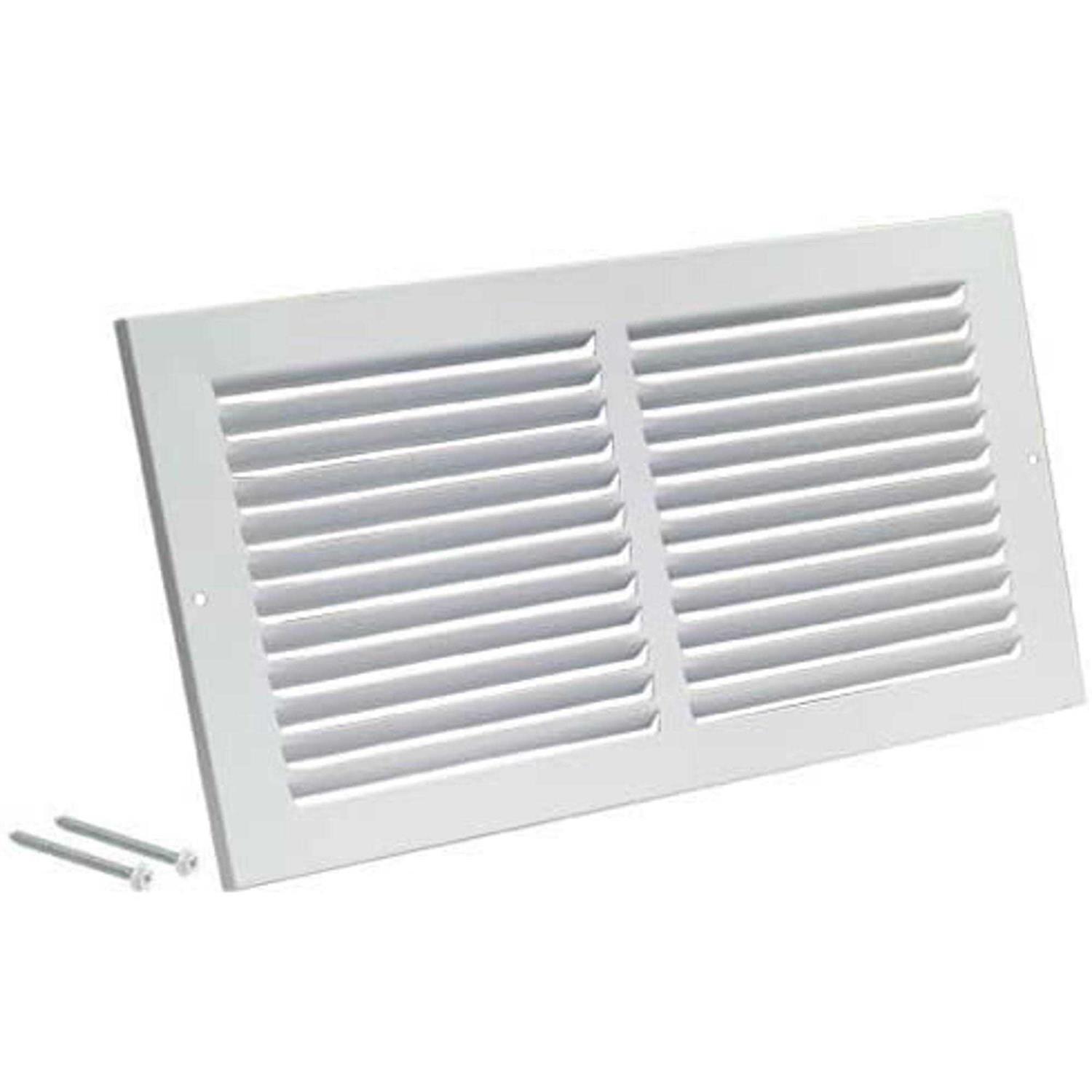 Rocky Mountain Goods Air Return Grille Heavy Duty Steel With Premium Finish Includes Full Installation Kit Louvered Design Paintable Vent Cove - Cheap Fitting