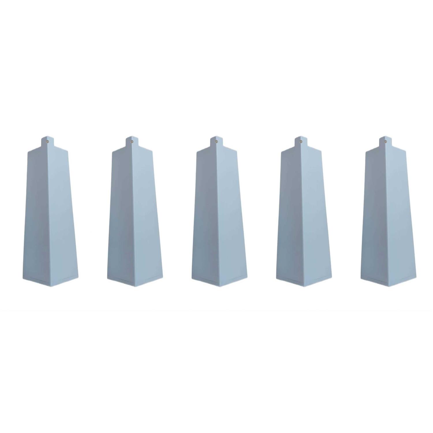 VMDLKB 5 New Aluminum Outside Siding Corner 8 Inches 5 Nails Included - Cheap Fitting