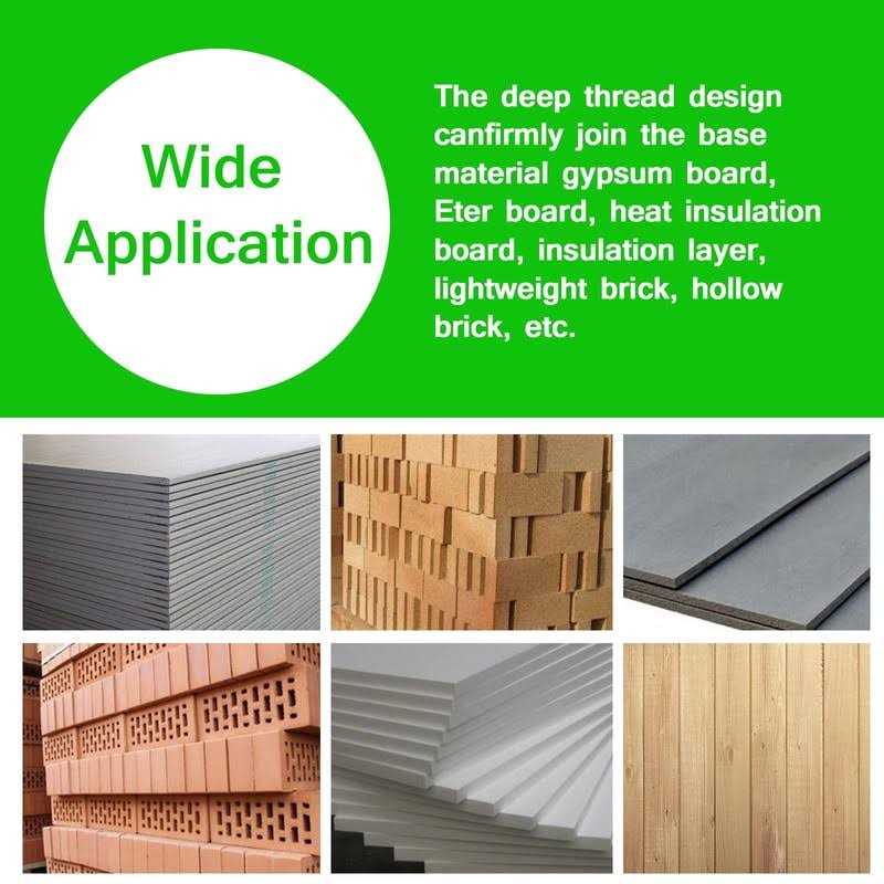 DASEMKO 200 Pcs Zinc Plated Steel Self-Drilling Anchors,Self Drilling Drywall Anchors Easy Application No Drill or Holes in Wall - Cheap Fitting