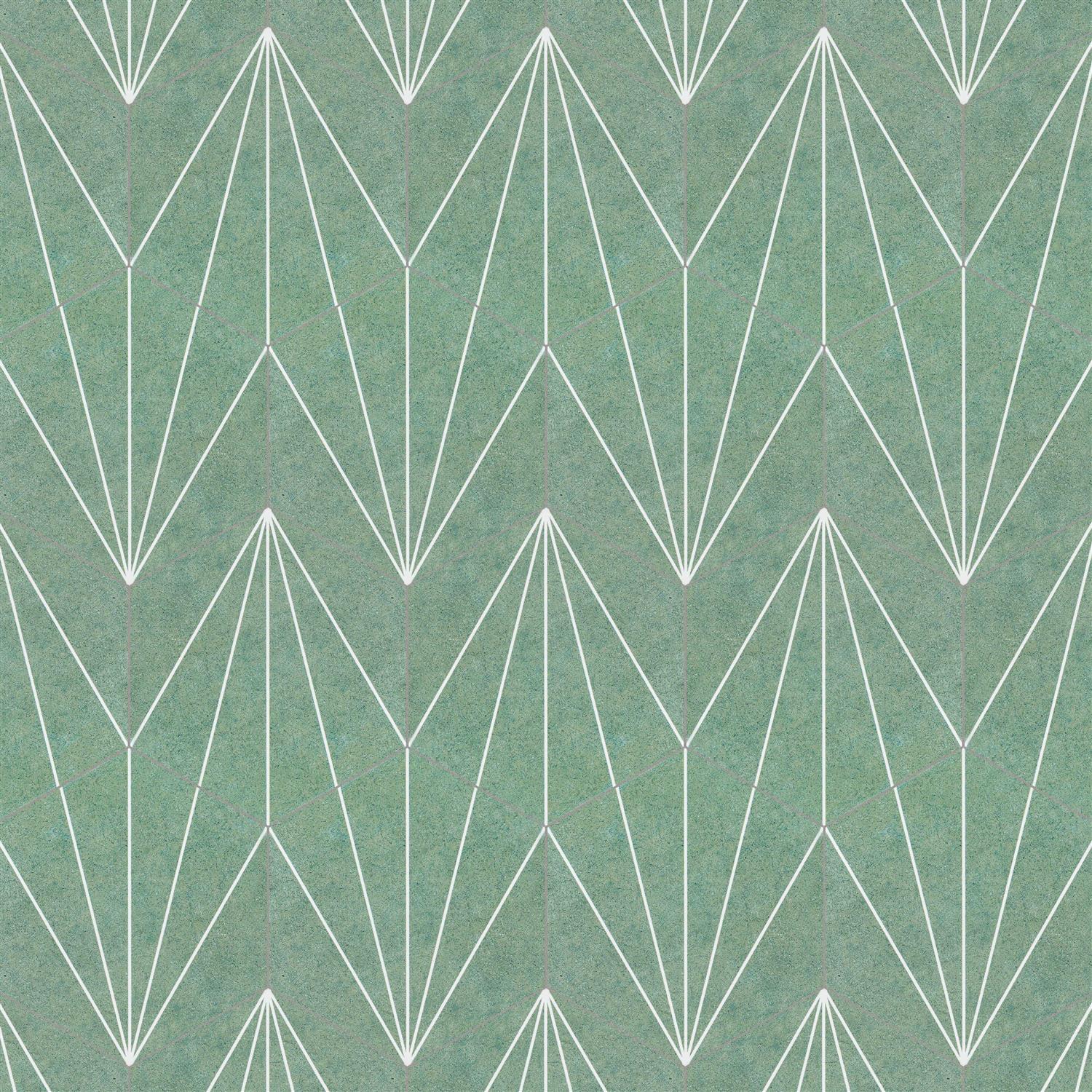 Merola Tile Aster Hex Verde 8-5/8 in. x 9-7/8 in. Porcelain Floor and Wall Tile - Cheap Fitting