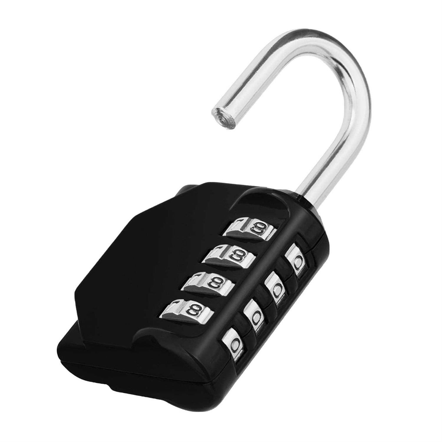 ZHEGE Combination Lock 4 Digit Outdoor Padlock for School Gym Locker - Cheap Fitting