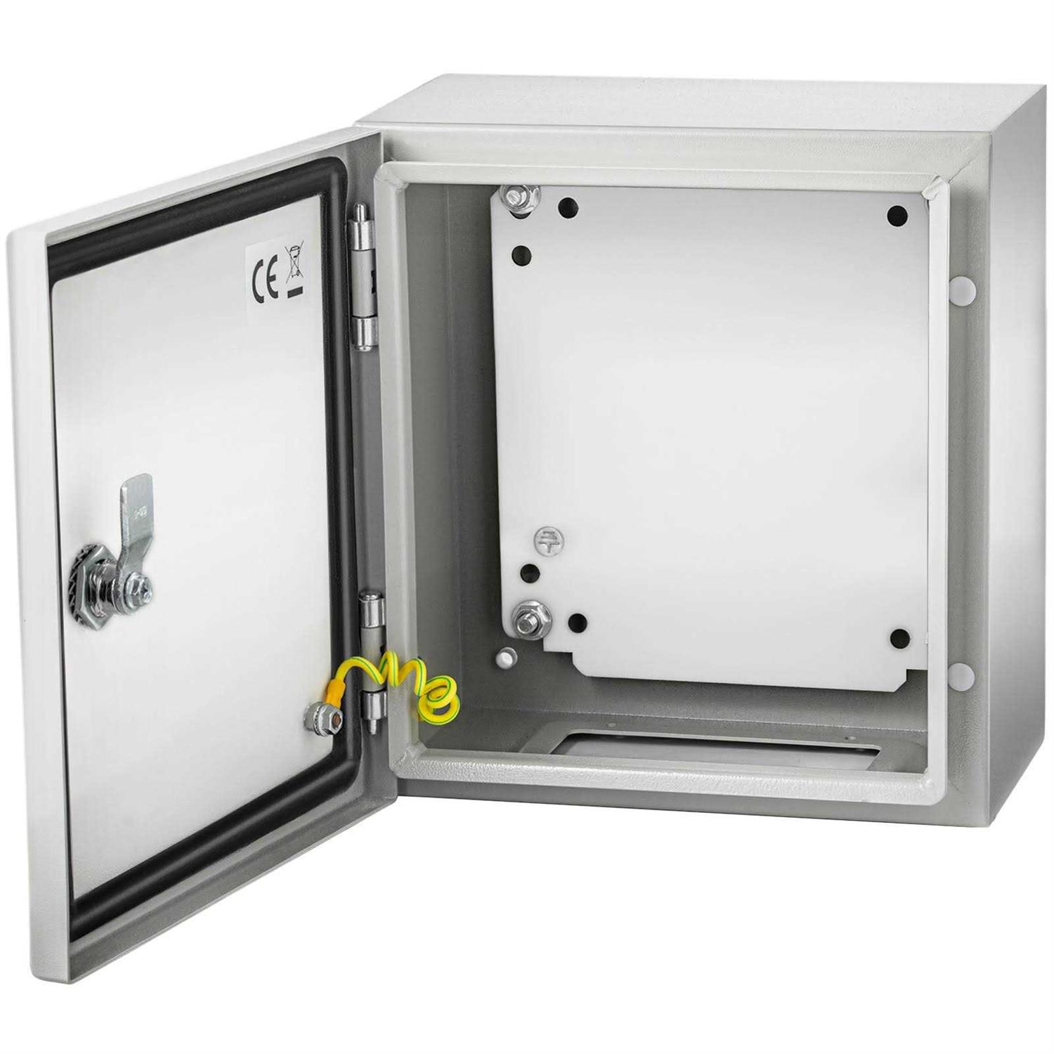 VEVOR NEMA Steel Enclosure 12x12x6 NEMA 4X Steel Electrical Box IP66 Waterproof & Dustproof DQXJSTCFS30X30X15V0 - Cheap Fitting