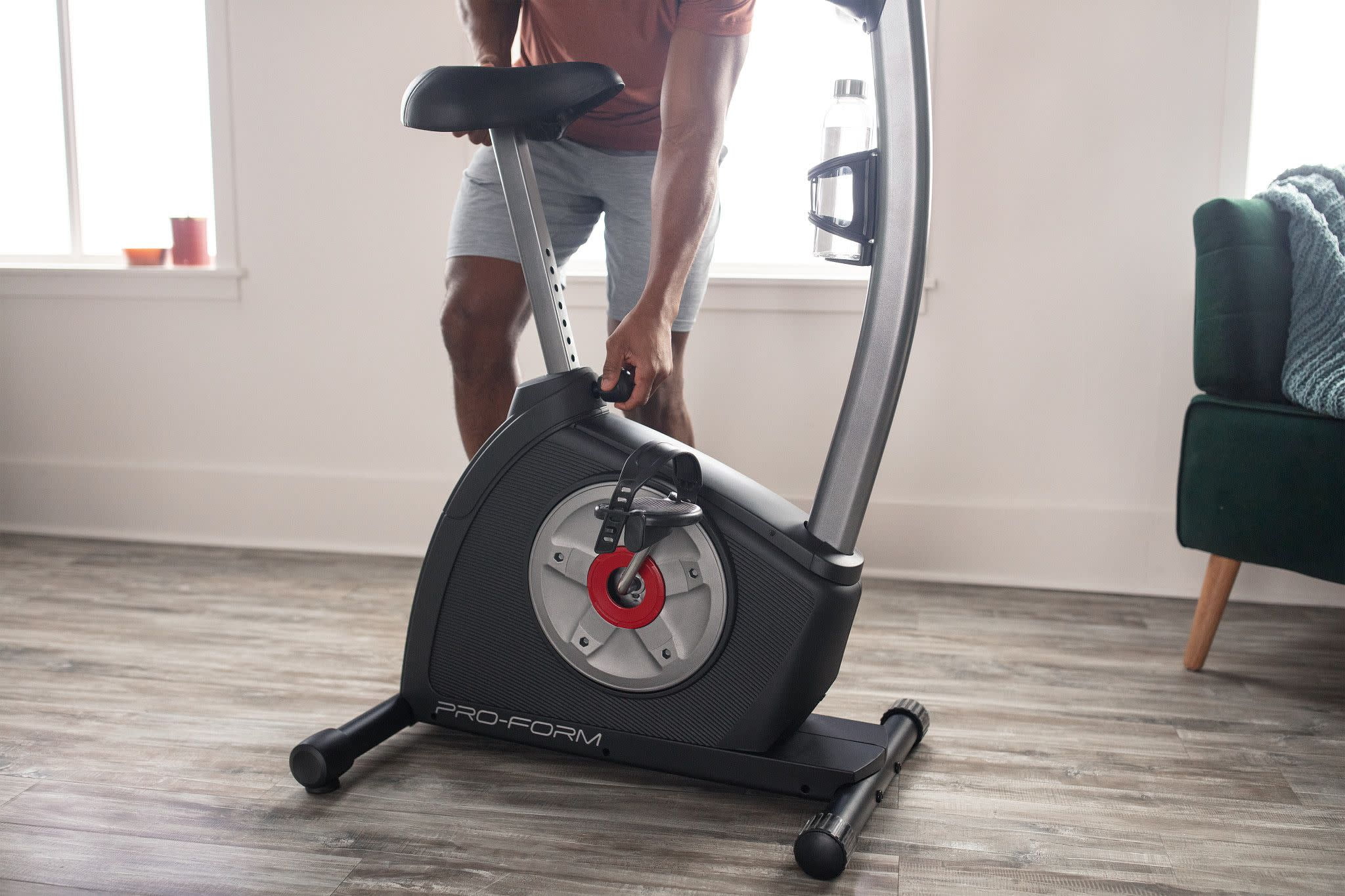 ProForm Cycle Trainer 300 Ci Upright Stationary Exercise Bike, Compatible with iFIT Personal Training - Cheap Fitting