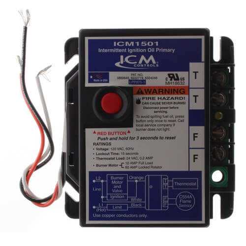 ICM Controls ICM1501 Intermittent Ignition Oil Primary Control - Cheap Fitting