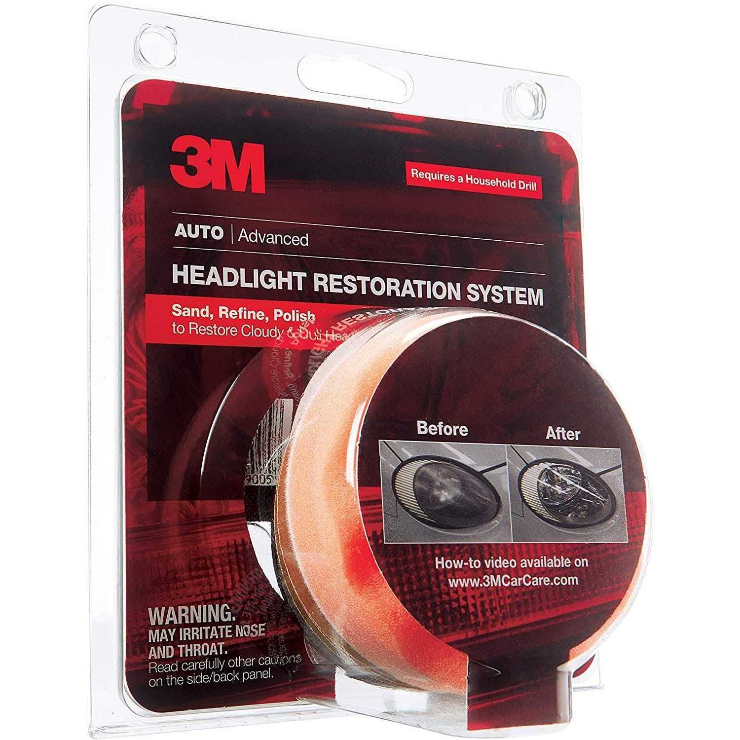39008 Headlight Lens Restoration System 3M - Cheap Fitting