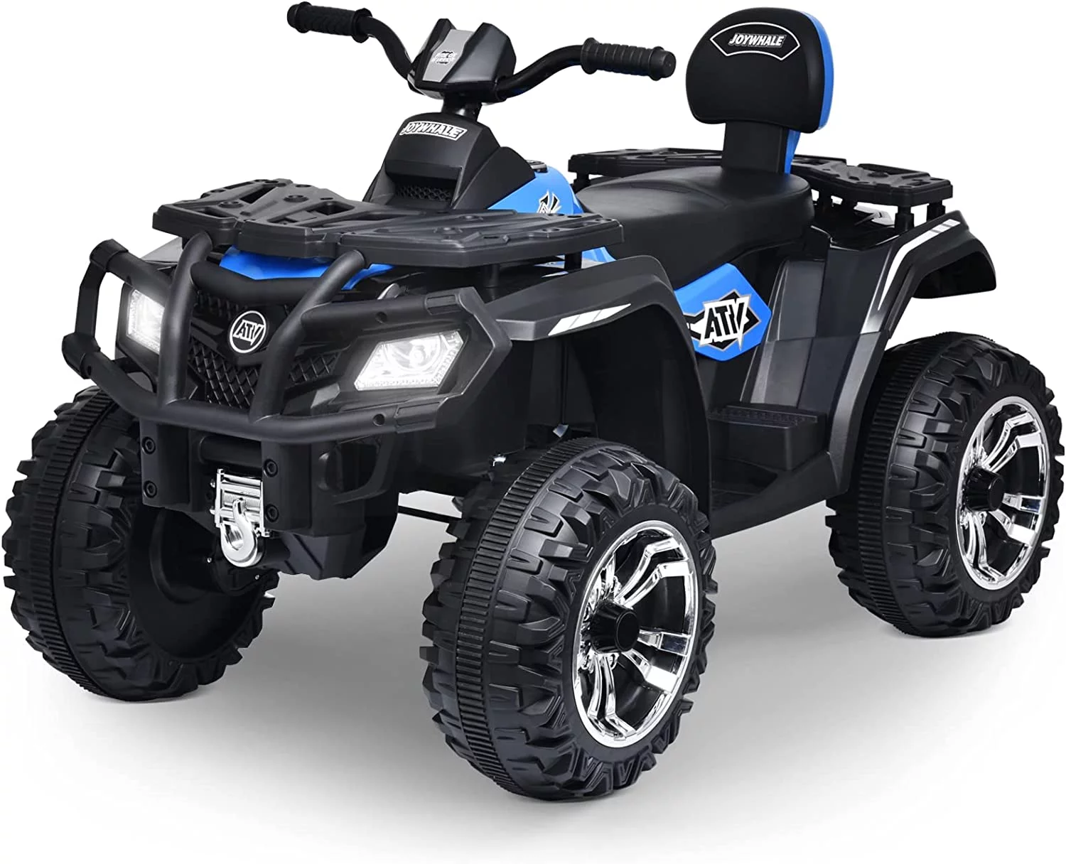 Joywhale 24V Kids Ride on ATV 4WD 2 Seater Quad Easy-Drag 4-Wheeler, with Big Battery, 4x75W Powerful Engine, Metal Suspension, BW-A20s - Cheap Fitting