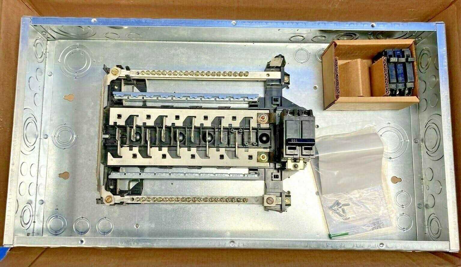 GE 200 Amp 20-Space 40-Circuit Main Breaker Indoor Load Center Contractor Kit - Cheap Fitting