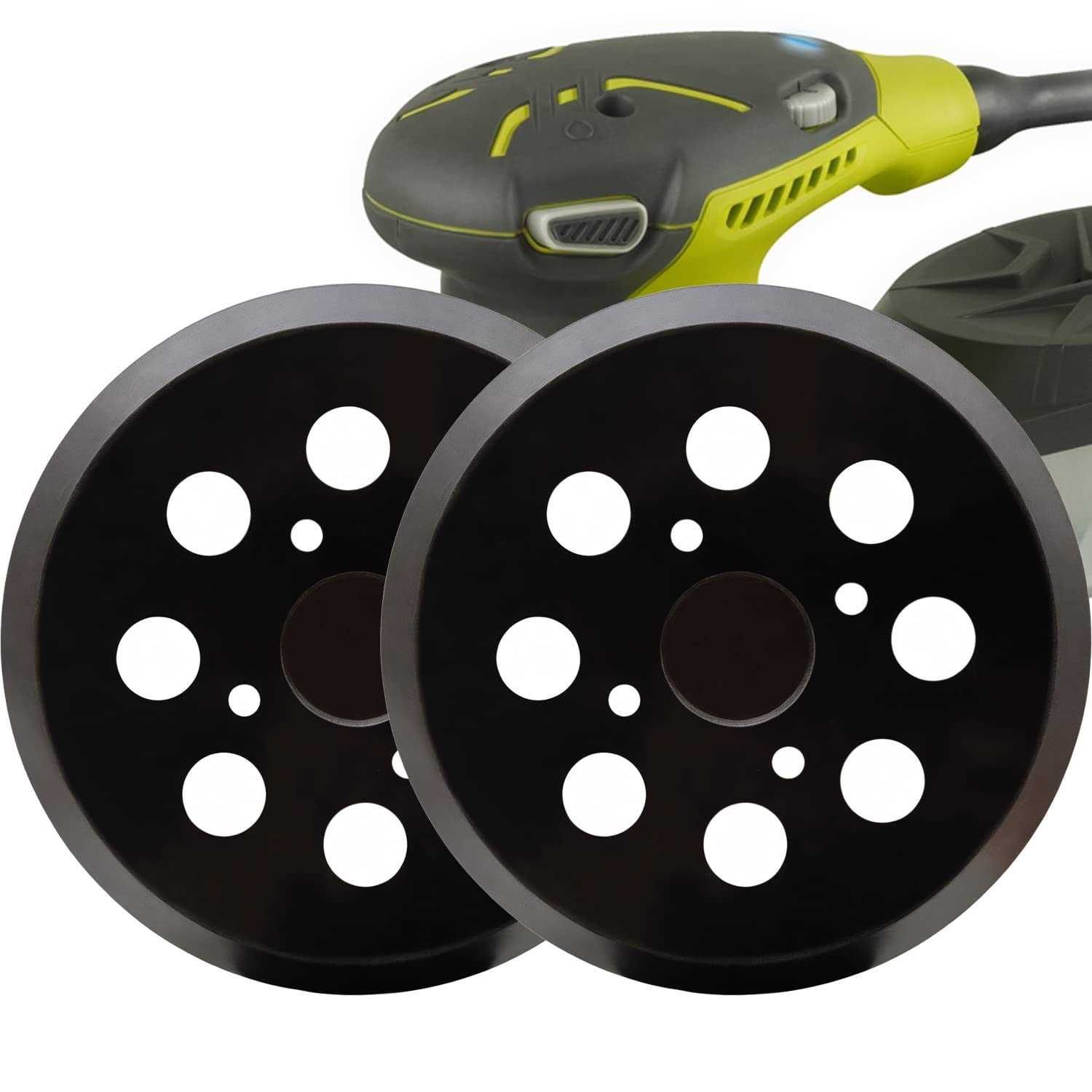 Tockrop 2 Pack 5 Hook and Loop Replacement Sander Pad for Ryobi RS290 - Cheap Fitting