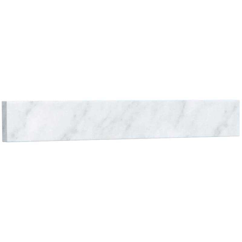 Wyndham Collection 21.25 in. Marble Sidesplash in White Carrara - Cheap Fitting
