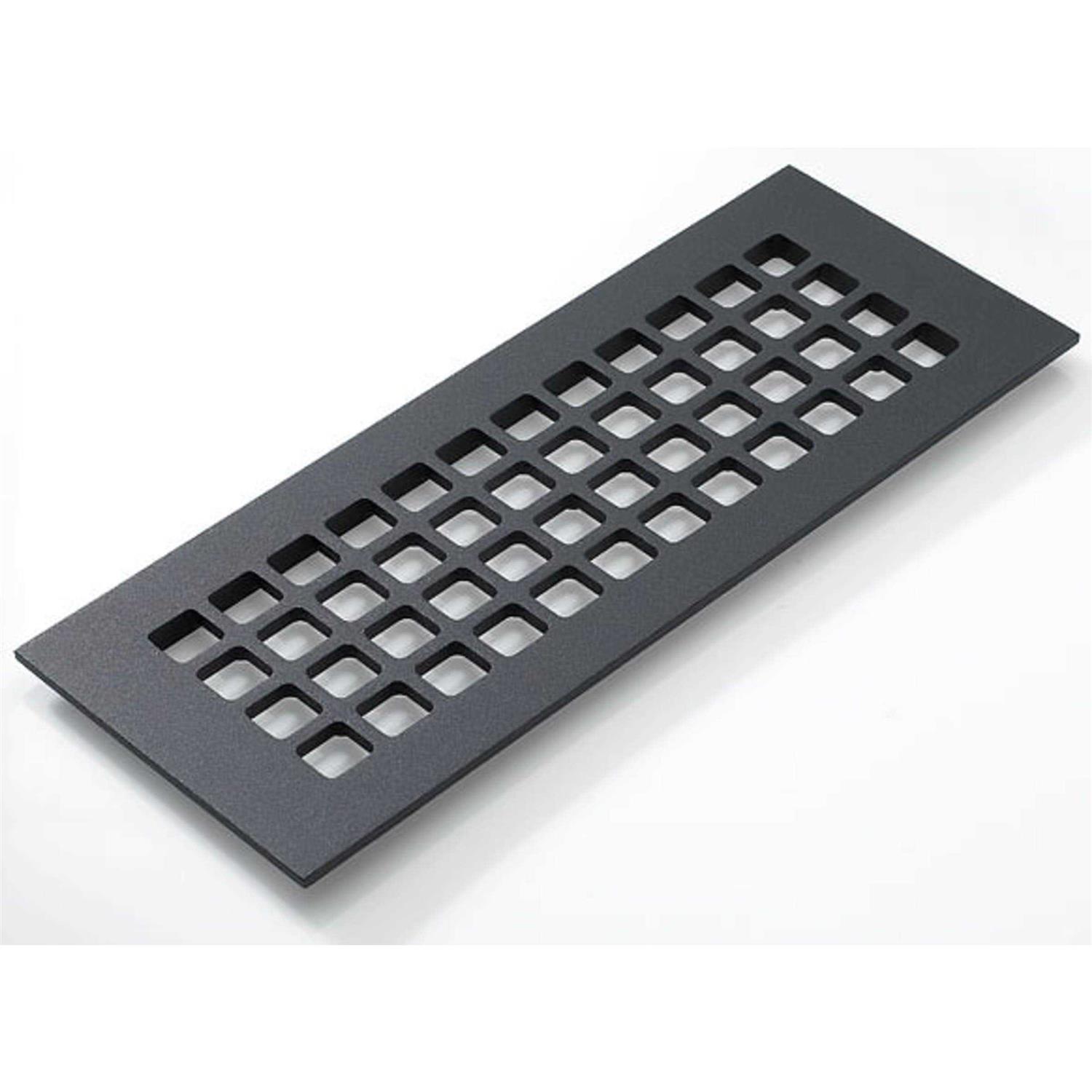 Reggio Register G614-ANH Grid Series 12 x 4 Floor Grille Without Mounting Holes - Cheap Fitting