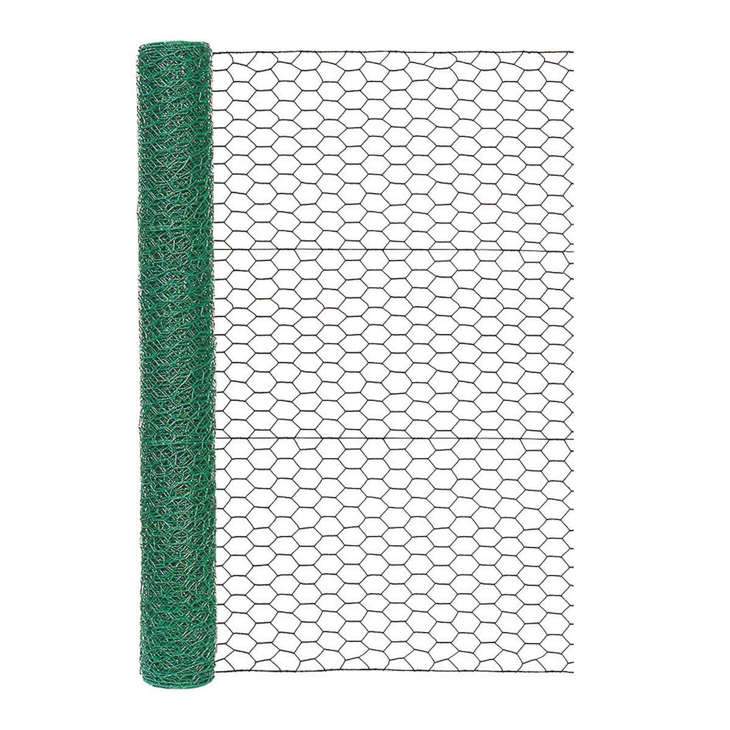 Garden Zone Vinyl Hex Netting Green 36X25′ - Cheap Fitting
