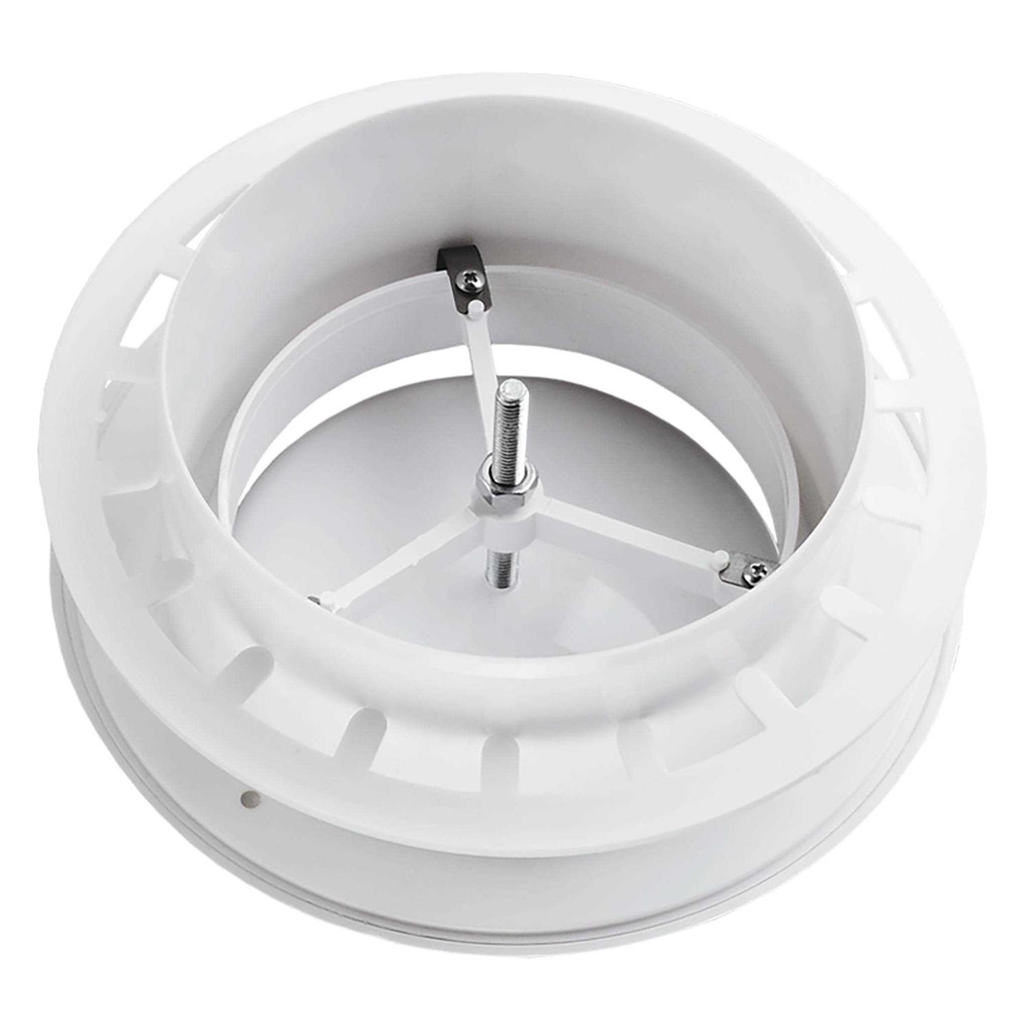 VENTS-US 8 in. Plastic Diffuser with Flange - Cheap Fitting