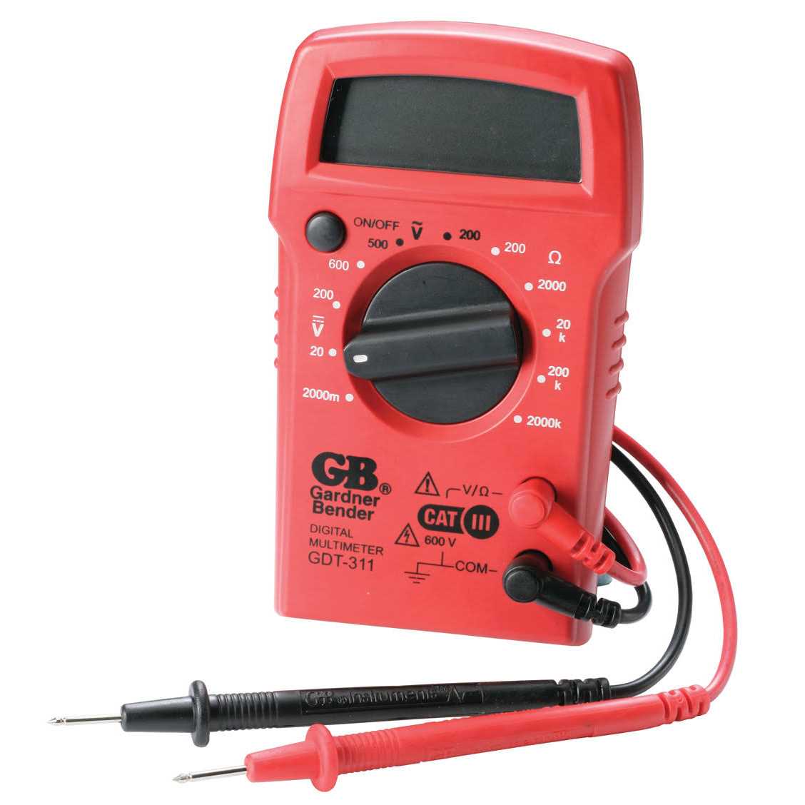 Gardner Bender GDT-311 Digital Multimeter - Cheap Fitting