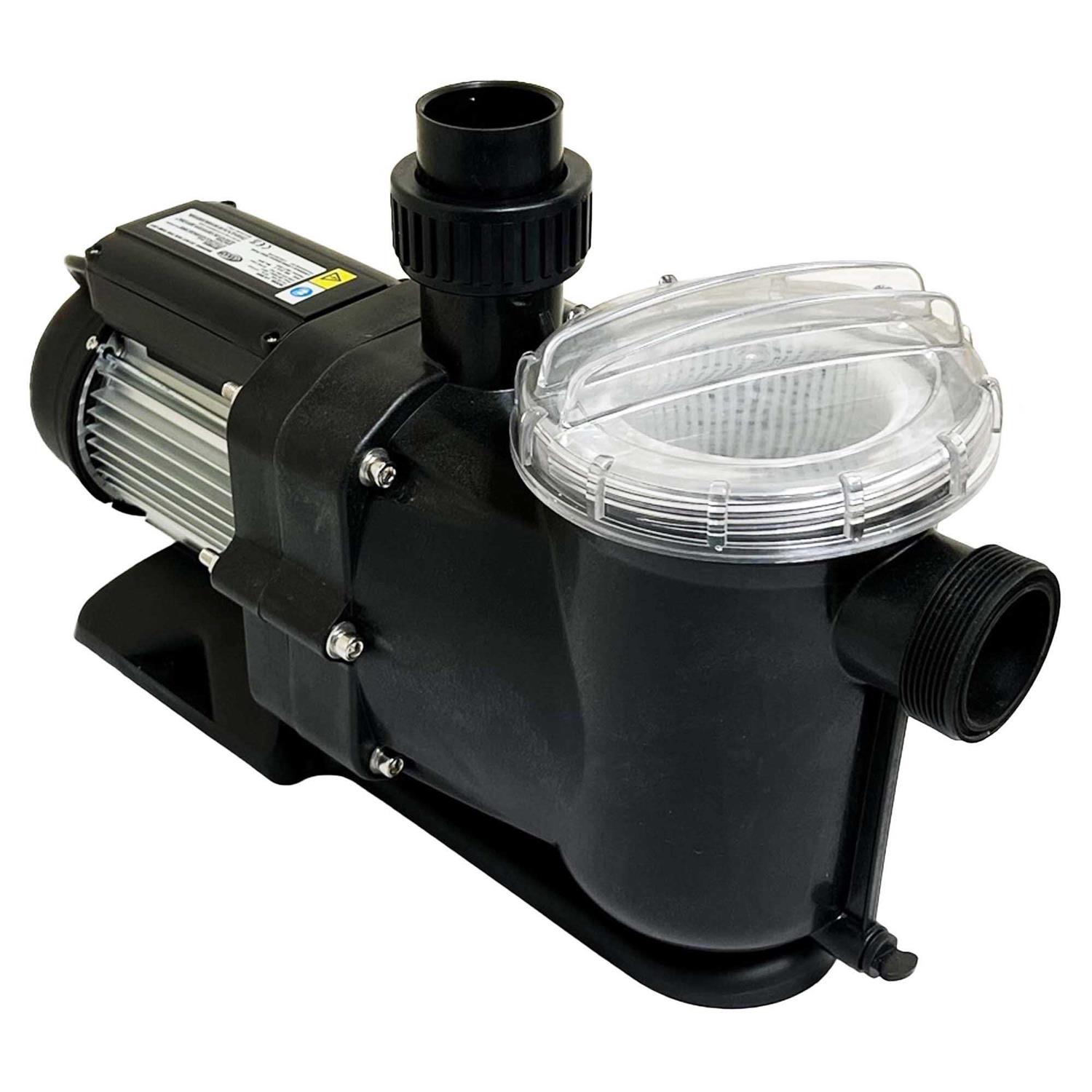Aqua Pulse 3,200 GPH Inline External Water Pump with Strainer Basket for Pools, Spas and Water Features - Cheap Fitting