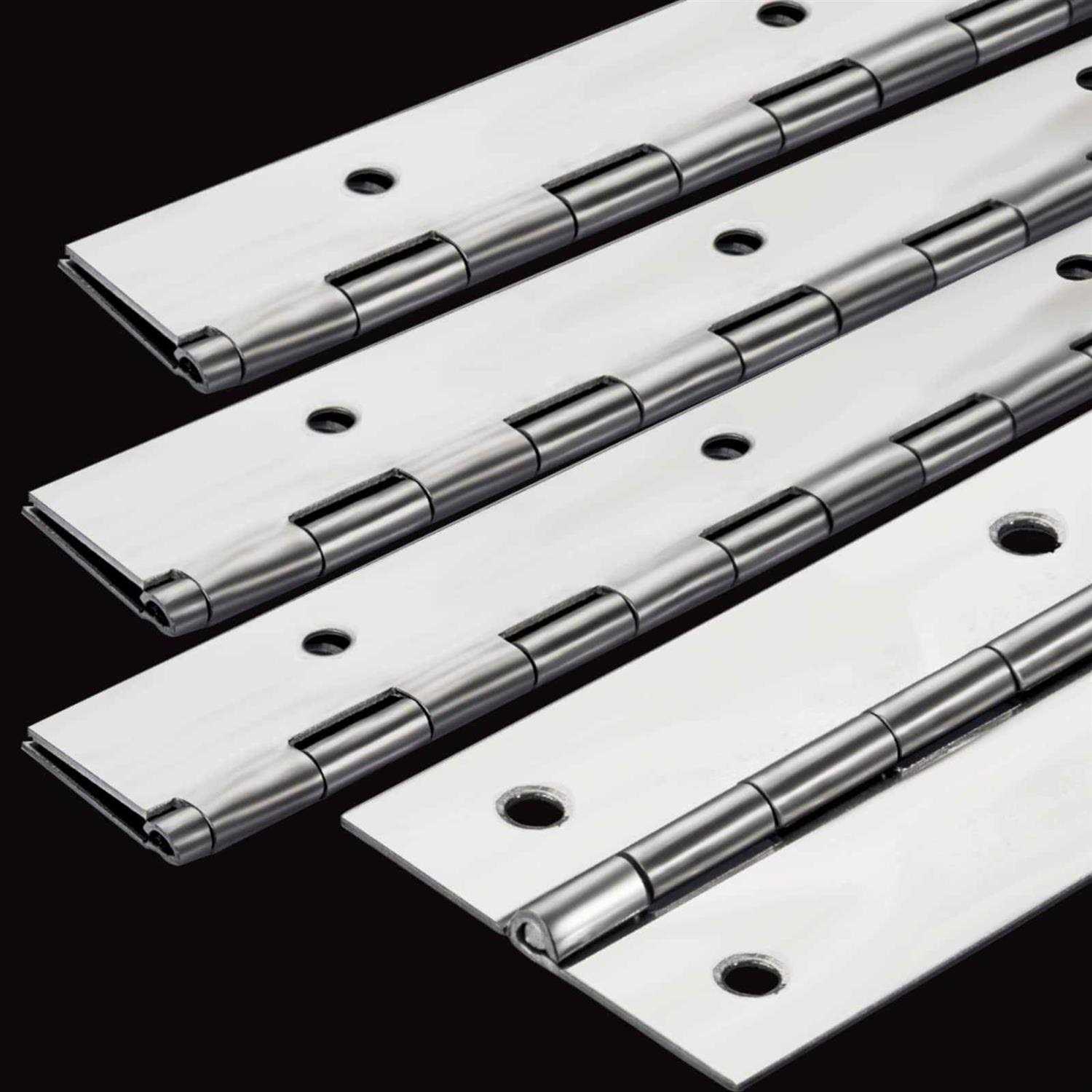 EVANCENT 4Pack Heavy Duty Piano Hinge 2 Open Width x 16 Continuous & Piano Hinges - Cheap Fitting