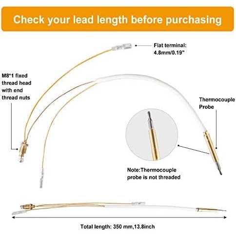 ranwin Thermocouple & Tilt Switch for Patio Heater, Thermocouple and Dump Switch Repair Kit for Propane - Cheap Fitting