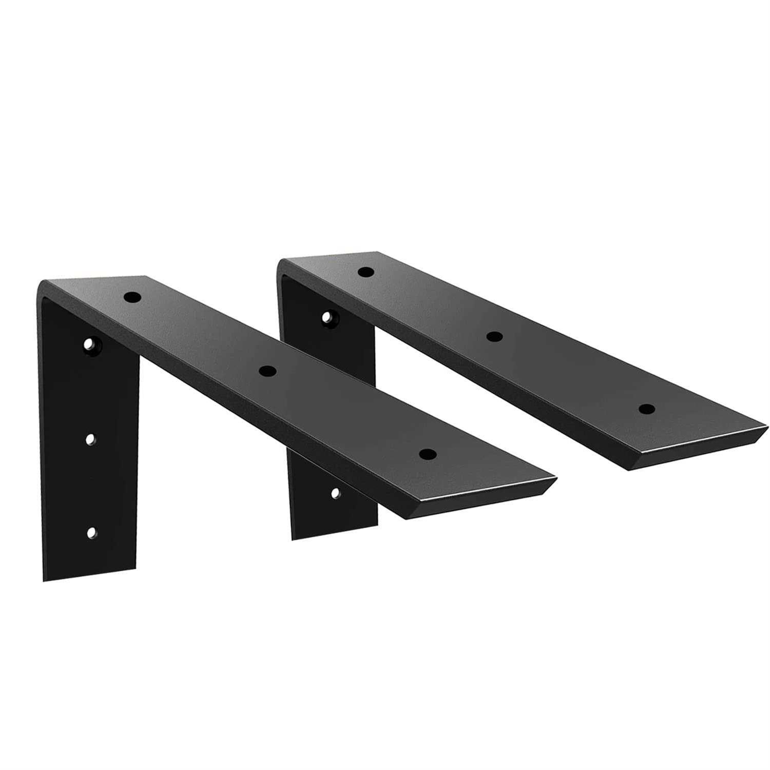 Countertop Support Bracket 2 Pack Heavy Duty Countertop Hidden Bracket 20 x 6 x 2 1/2 L Bracket Metal Corbels for Quartz/Granite/Wood/Concret - Cheap Fitting