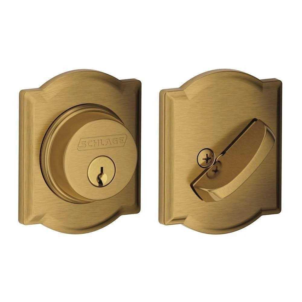 Schlage Camelot Single Cylinder Deadbolt - Cheap Fitting