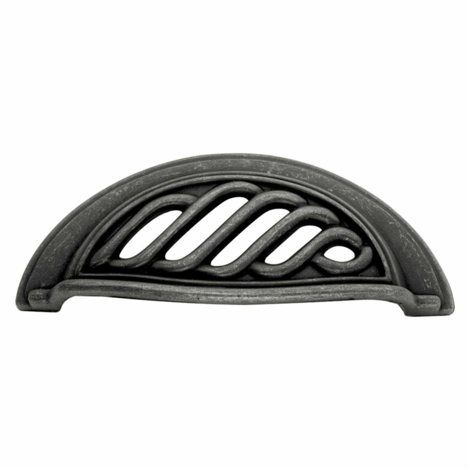 Hickory Hardware Hickory PA1322-BI Charleston Blacksmith Cup Pull - Cheap Fitting