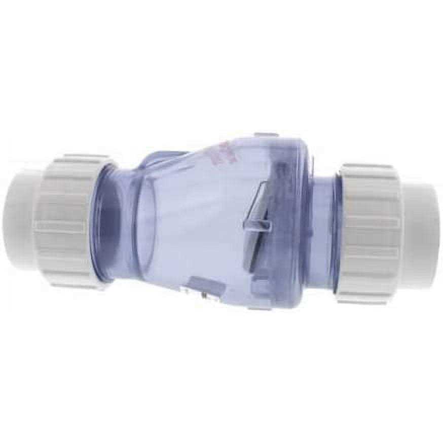 Zoeller 30-0043 2 in. PVC Quiet Check Valve Clear - Cheap Fitting