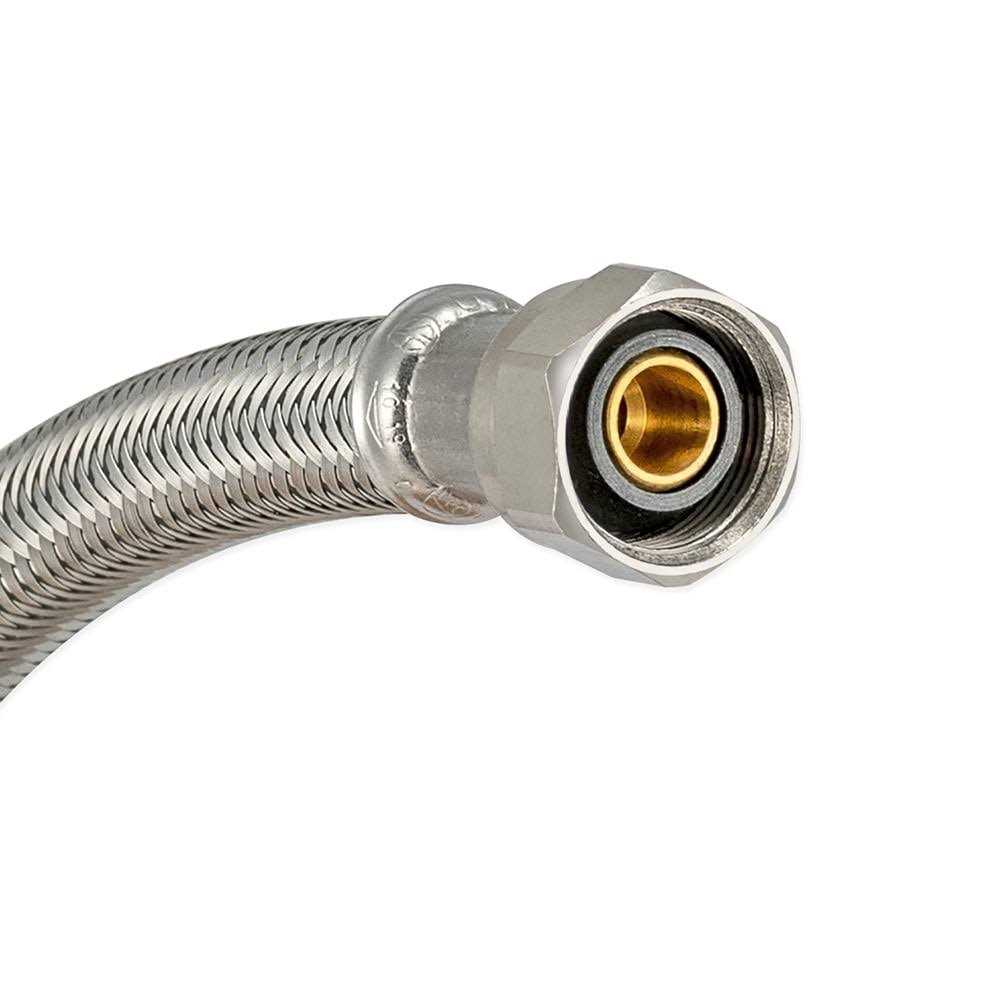 Eastman 48089 Braided Stainless Steel Pipe Fittings & Couplers Toilet Connector - Cheap Fitting