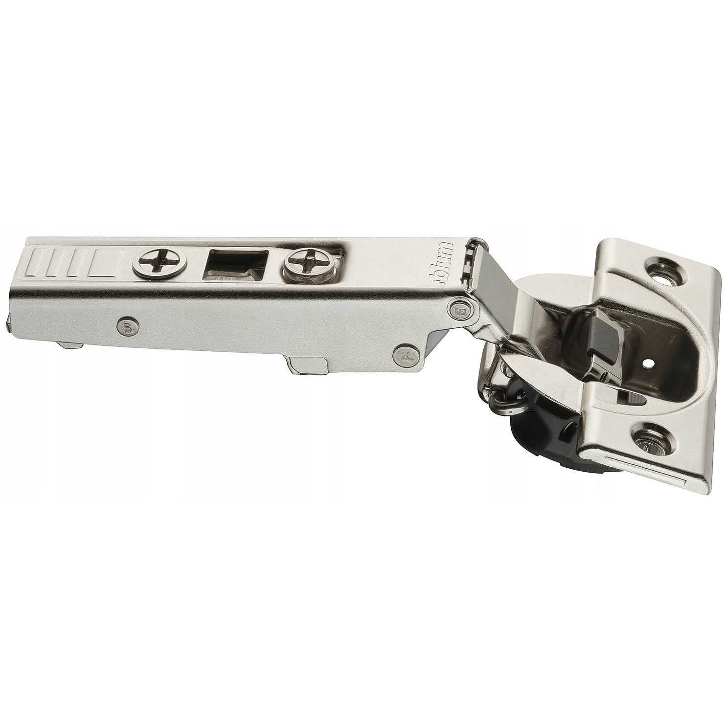 Blum 71B3550 Blumotion Full Overlay Screw-On Cabinet Door Hinges with 110-Degree Nickel - Cheap Fitting