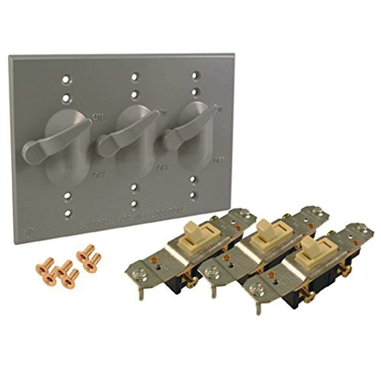 Hubbell-Raco Weatherproof Cover 3-Gang 5126-0 - Cheap Fitting