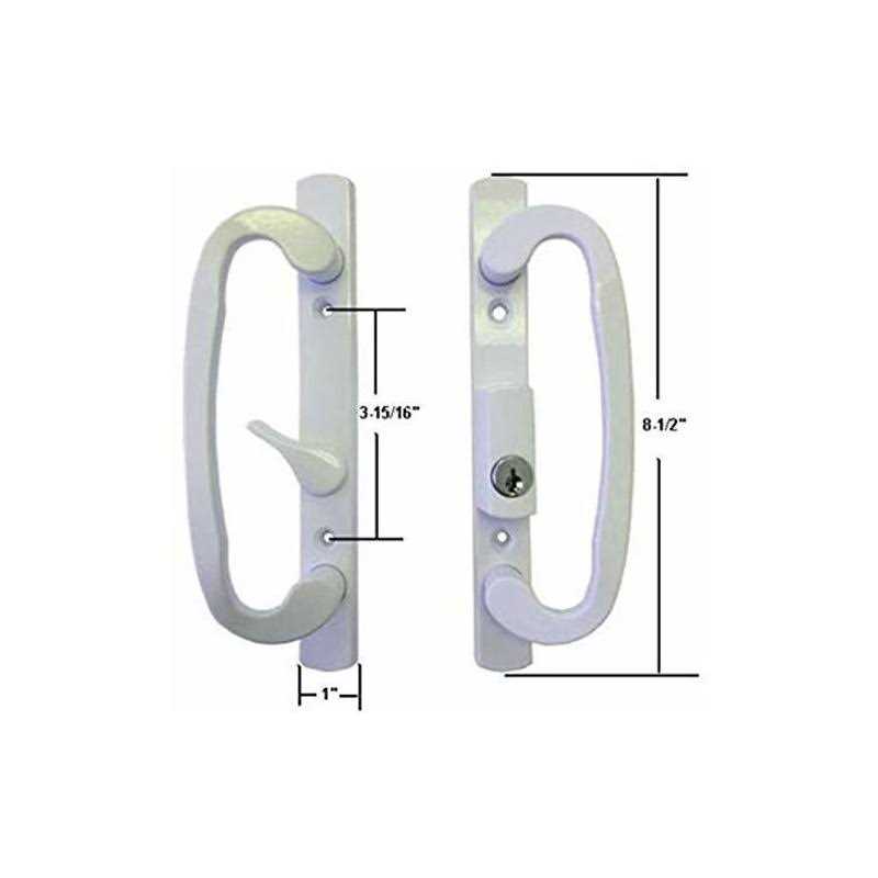 Sliding Glass Patio Door Handle Set Mortise Type - Cheap Fitting