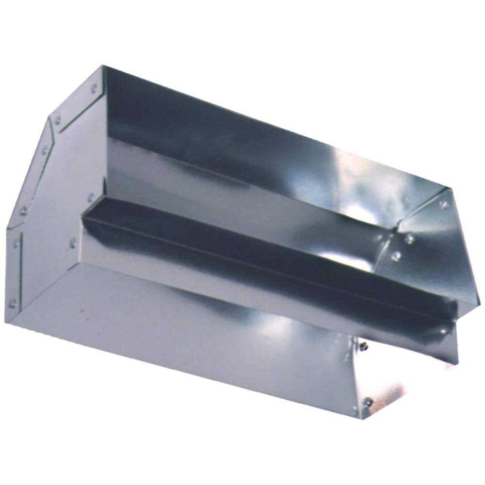 Master Flow 3-1/4 in. x 10 in. Short Way 90 Degree Rectangular Elbow - Cheap Fitting