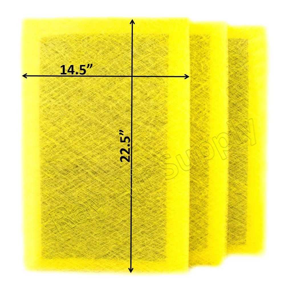 Rayair Supply Air Cleaner Replacement Filter Pads Refills - Cheap Fitting