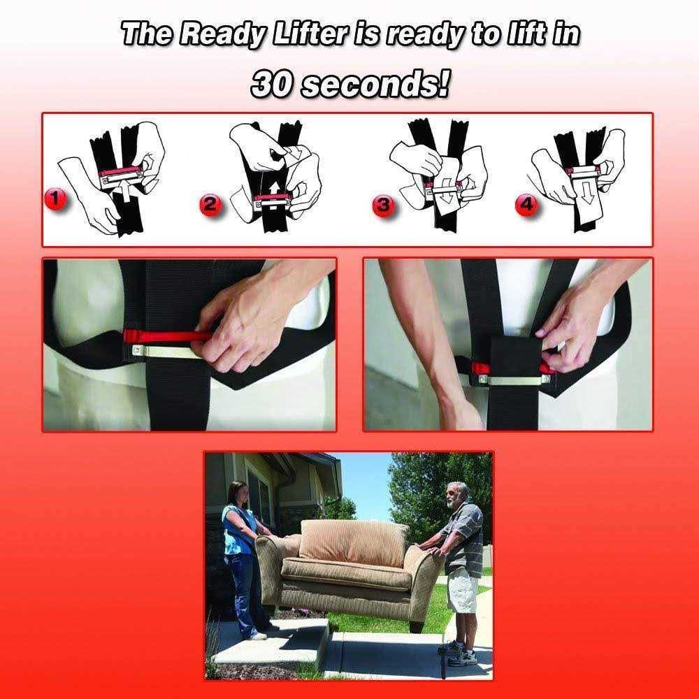 Ready Lifter Lifting and Moving Straps - Cheap Fitting