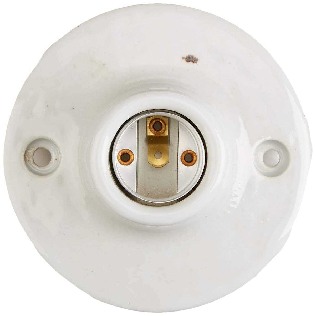 Leviton 9874 Porcelain Outlet Box Mount - Cheap Fitting