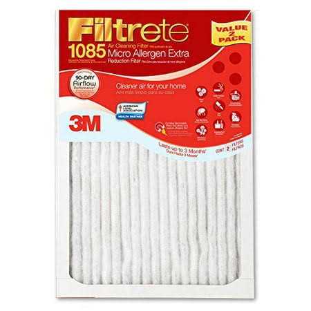 Filtrete 20-in W x 1-in MERV 11 1085 MPR Allergen Defense Extra Electrostatic Pleated Air Filter - Cheap Fitting