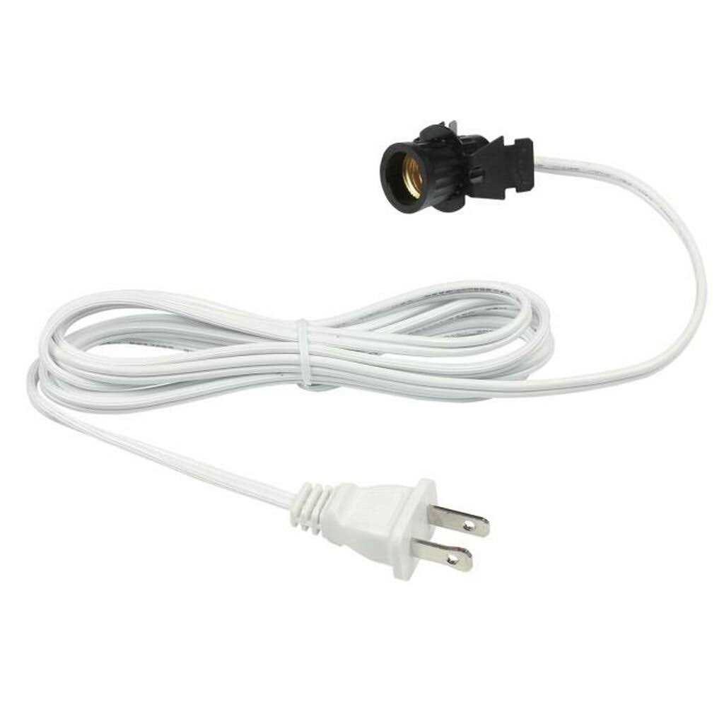 Westinghouse Cord & Socket 6′ White 23311-51 - Cheap Fitting
