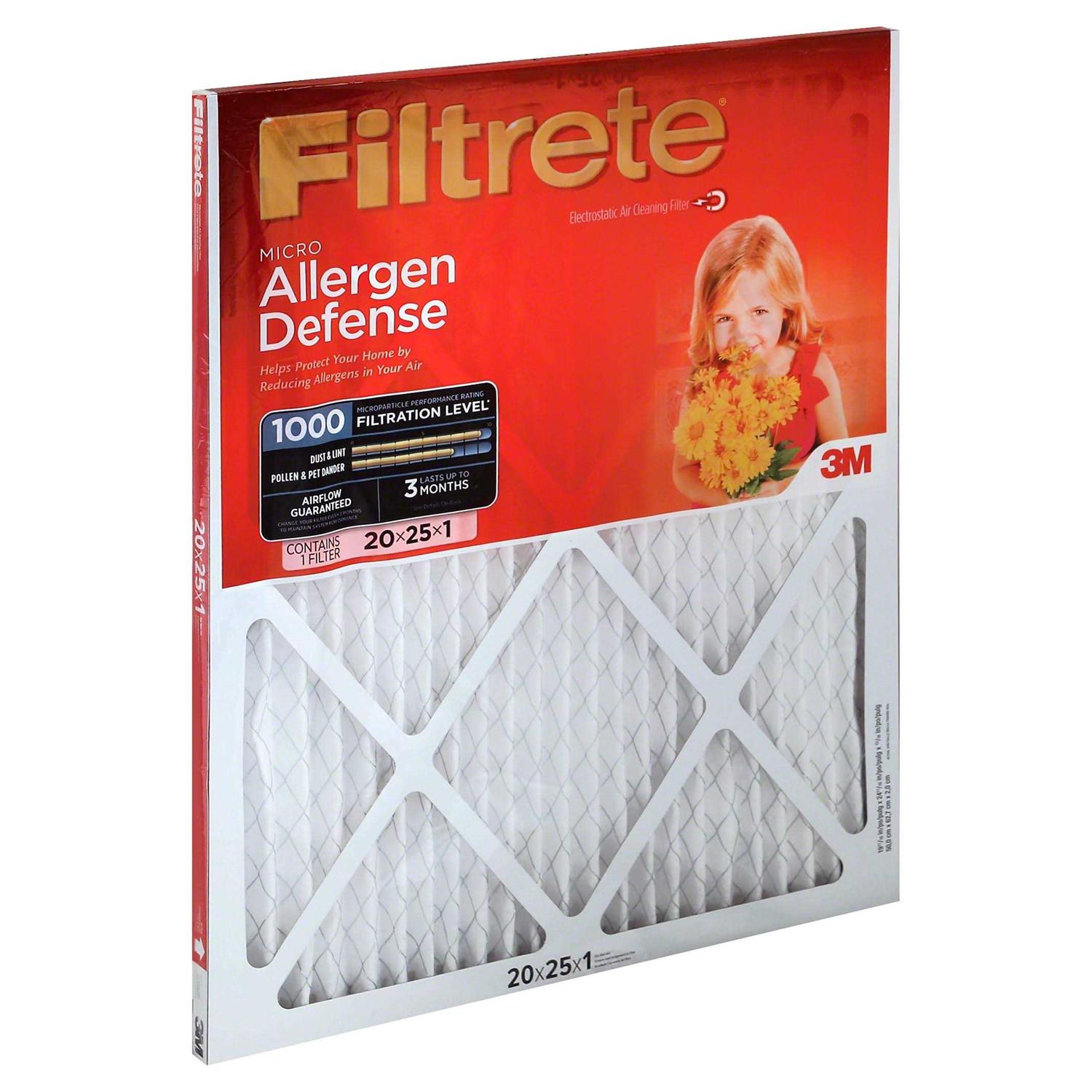 3M Filtrete Micro Allergen Filter - Cheap Fitting