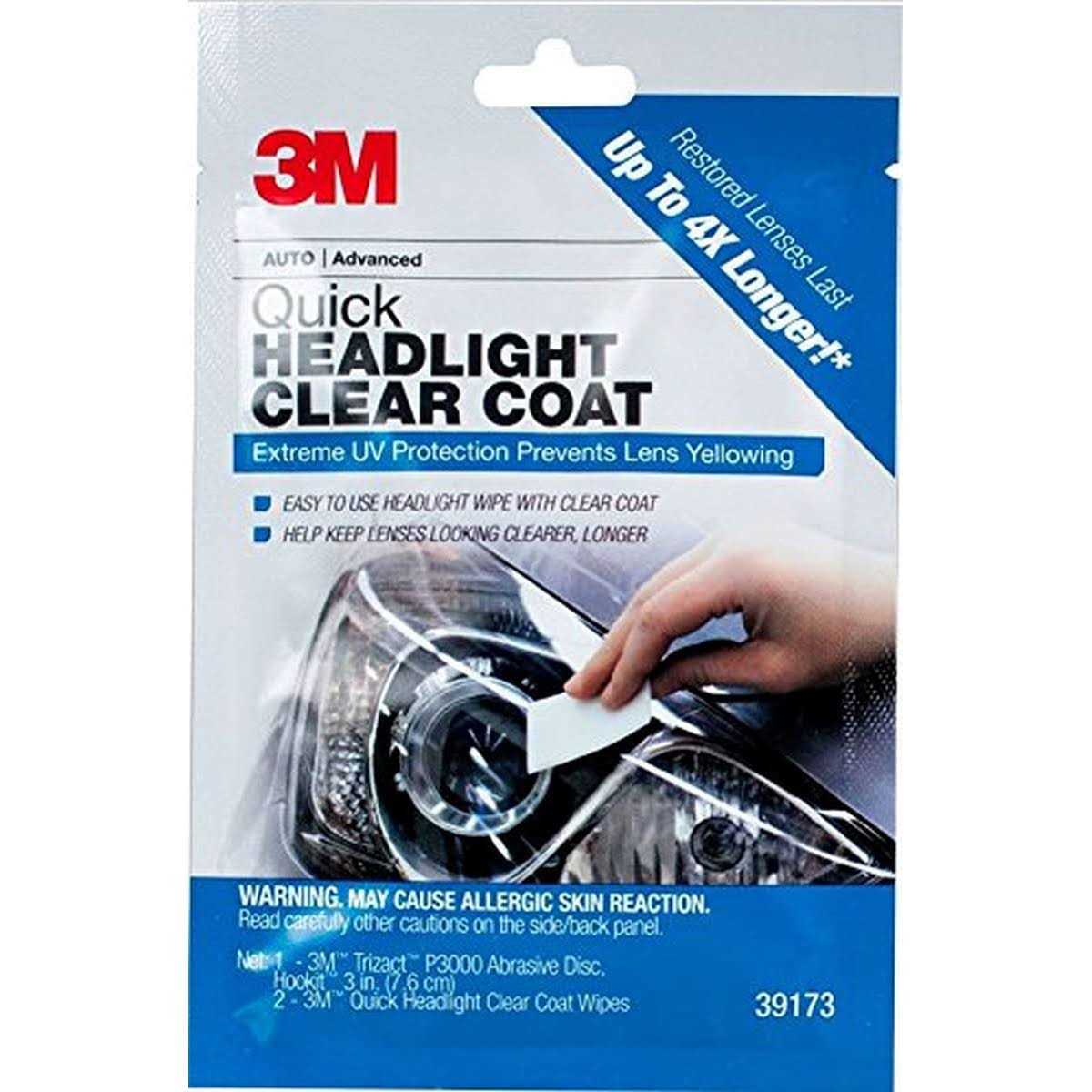 3M Quick Headlight Clear Coat 39173 - Cheap Fitting