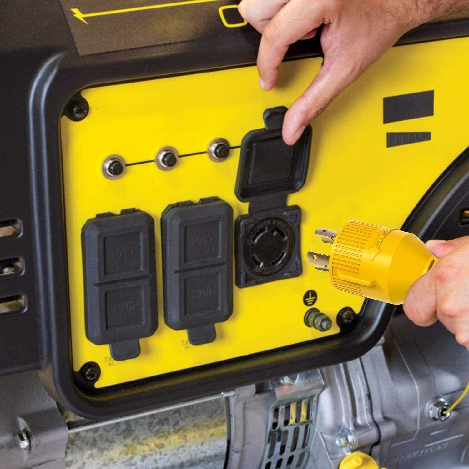 Kohree Generator Cord 30 Amp 4 Prong Nema L14-30 Generator Cord Heavy Duty - Cheap Fitting