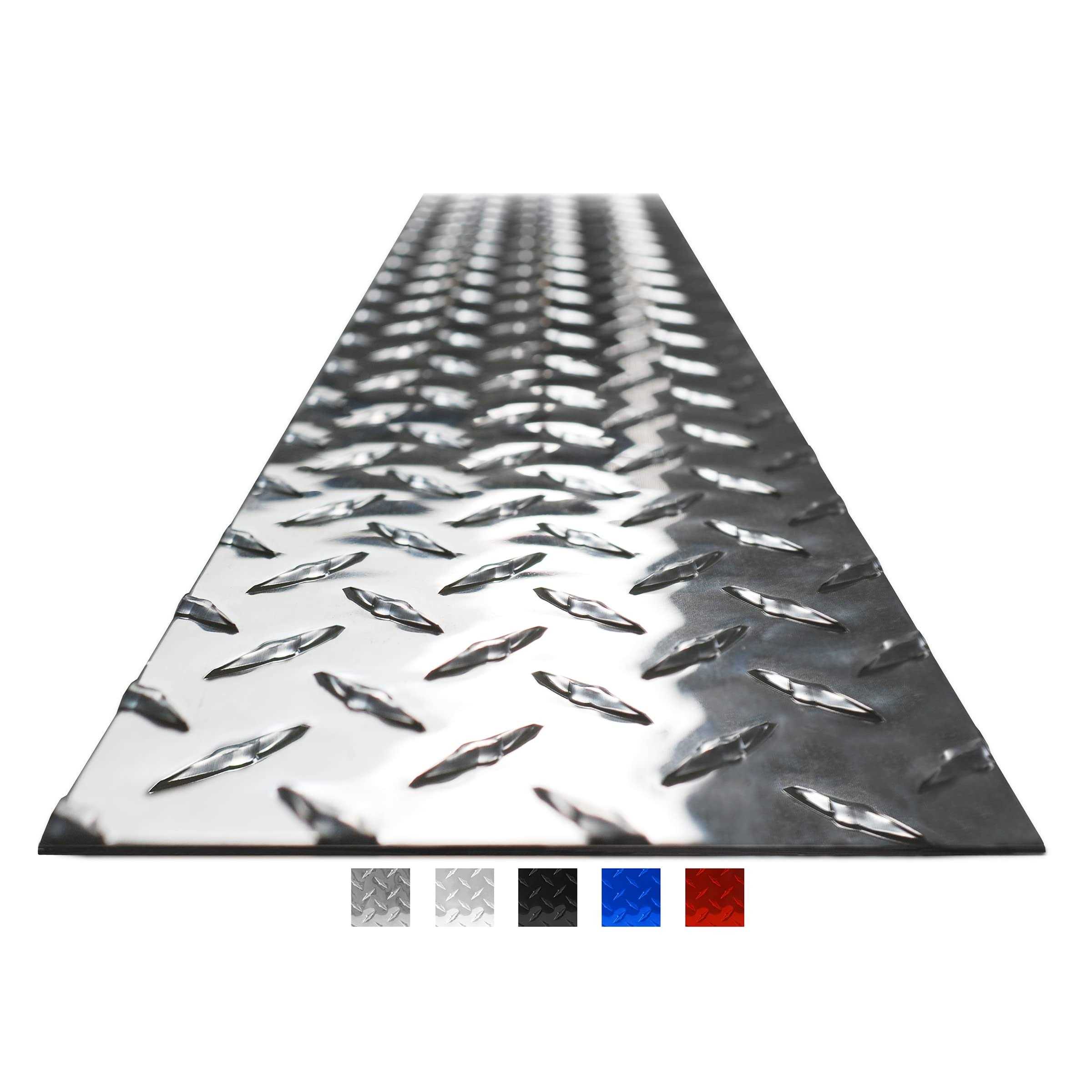 DiamondLife Diamond Plate Sheet Metal Heavy-Duty Genuine Commercial-Grade Anodized Diamond Plate Aluminum Sheet - Cheap Fitting