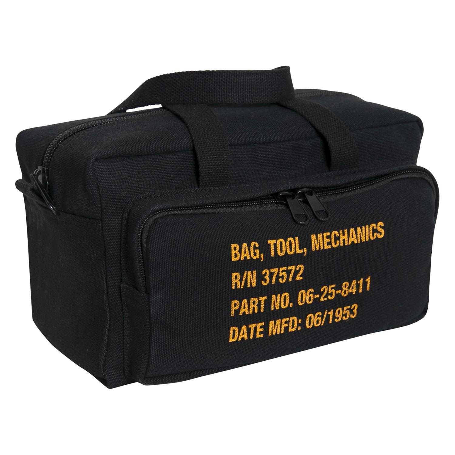 Rothco G.I. Type Zipper Pocket Mechanics Tool Bag With Military Stencil - Cheap Fitting