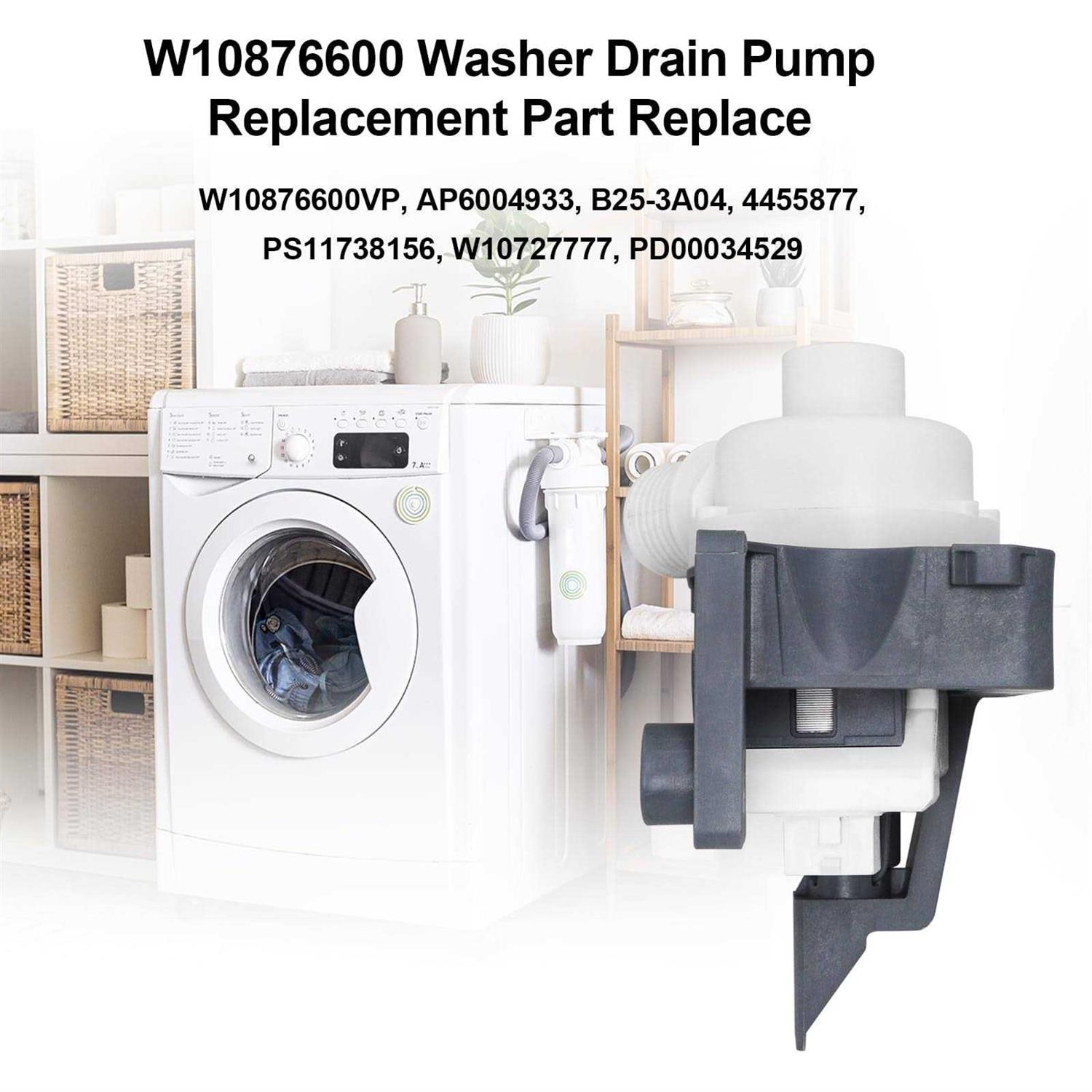 W10876600 Washer Drain Pump Replacement Part Replace W10876600VP - Cheap Fitting